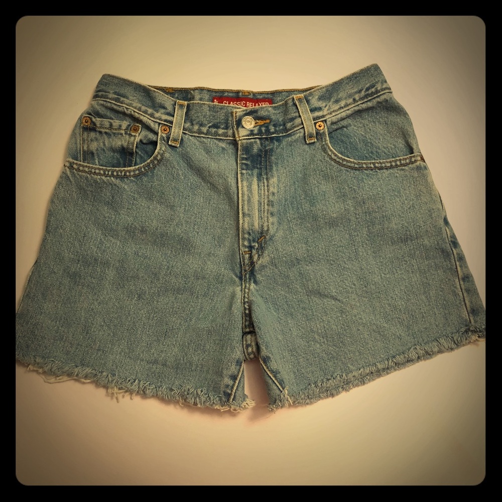 🌟Levi’s Classic 550 High Rise Denim Jean Shorts
